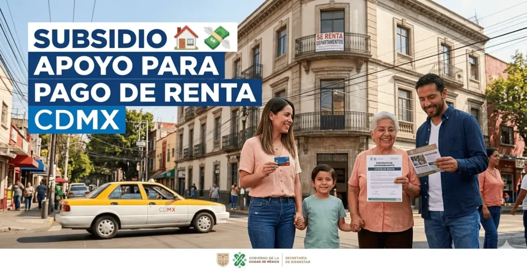 SUBSIDIO APOYO PARA PAGO DE RENTA CDMX 🏠💸