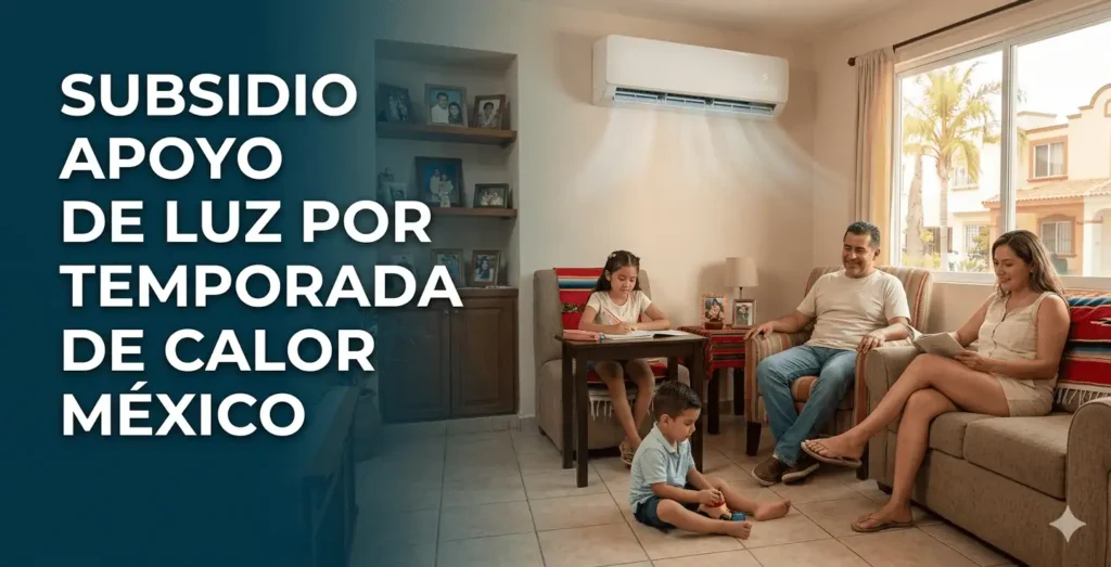 SUBSIDIO APOYO DE LUZ POR TEMPORADA DE CALOR MÉXICO 💡🌡️